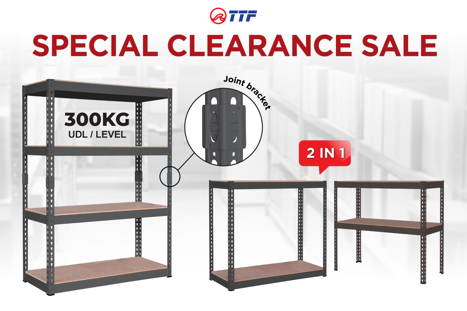 E-Boltless Racks | Boltless Storage Rack | Display Metal Rack