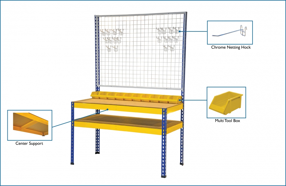 TTF Boltless Workbench 1 shelve