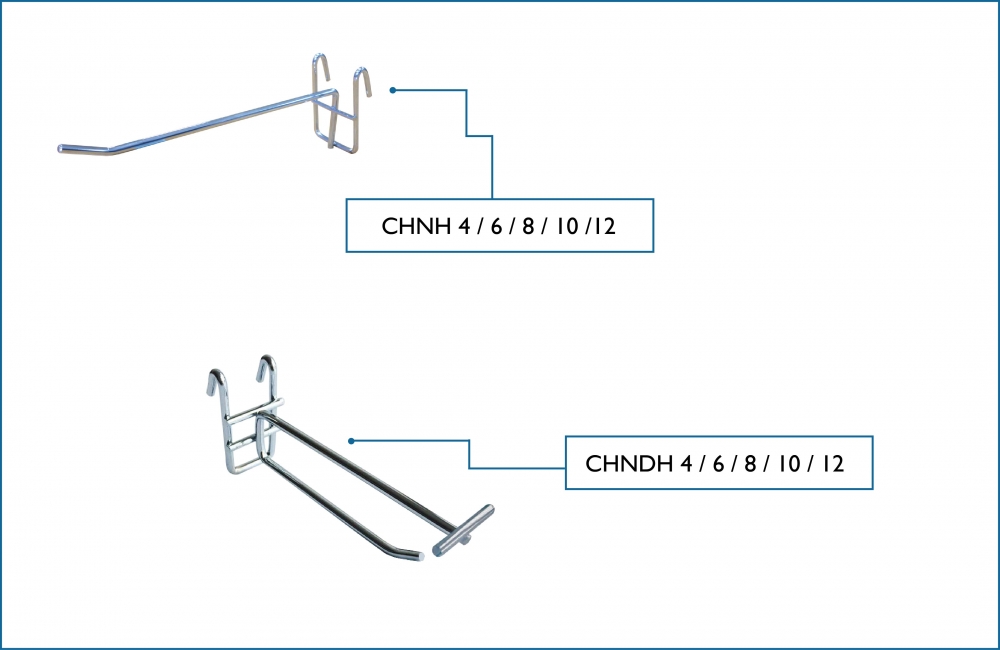 Chrome Netting Hook