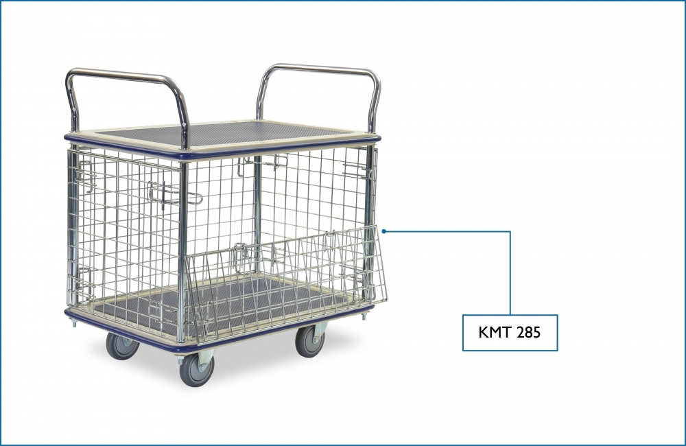 KOMADA 2 Shelf Trolley with Cage