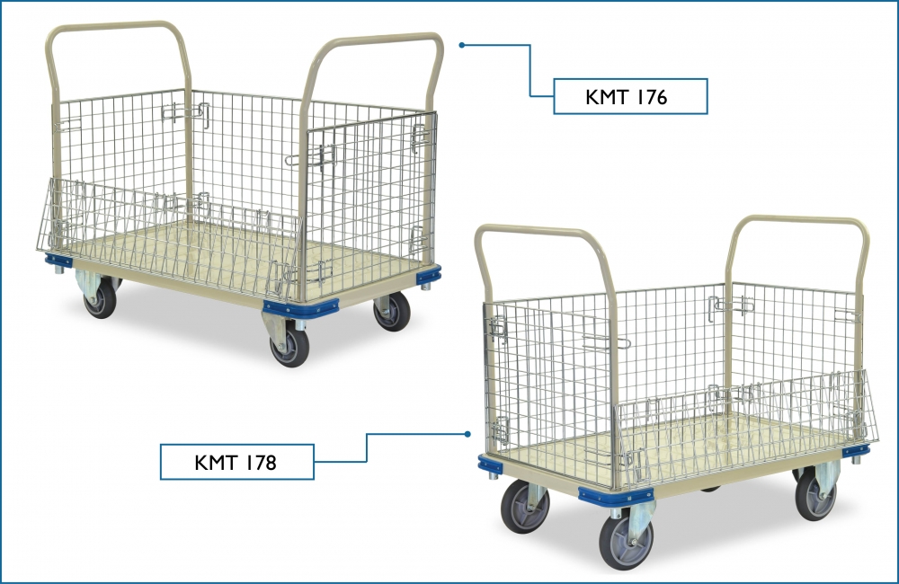 KOMADA Full Iron Net Trolley