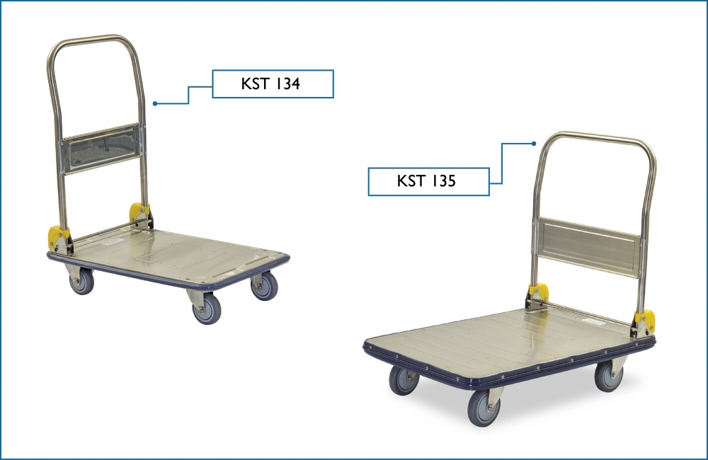 KOMADA Stainless Steel Platform Trolley