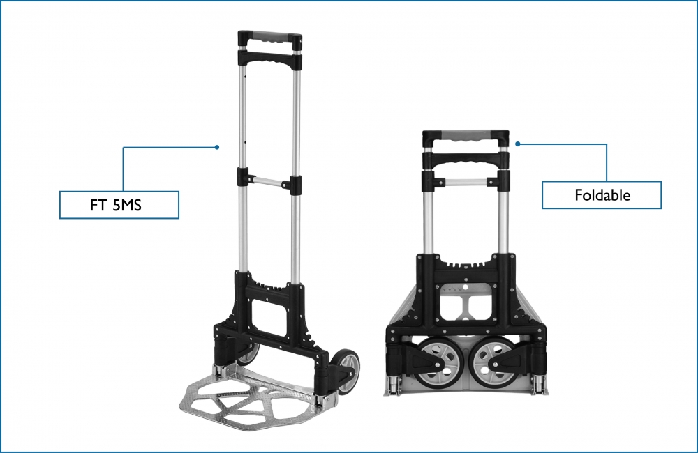 KOMADA Foldable Hand Truck (Metal Plate)