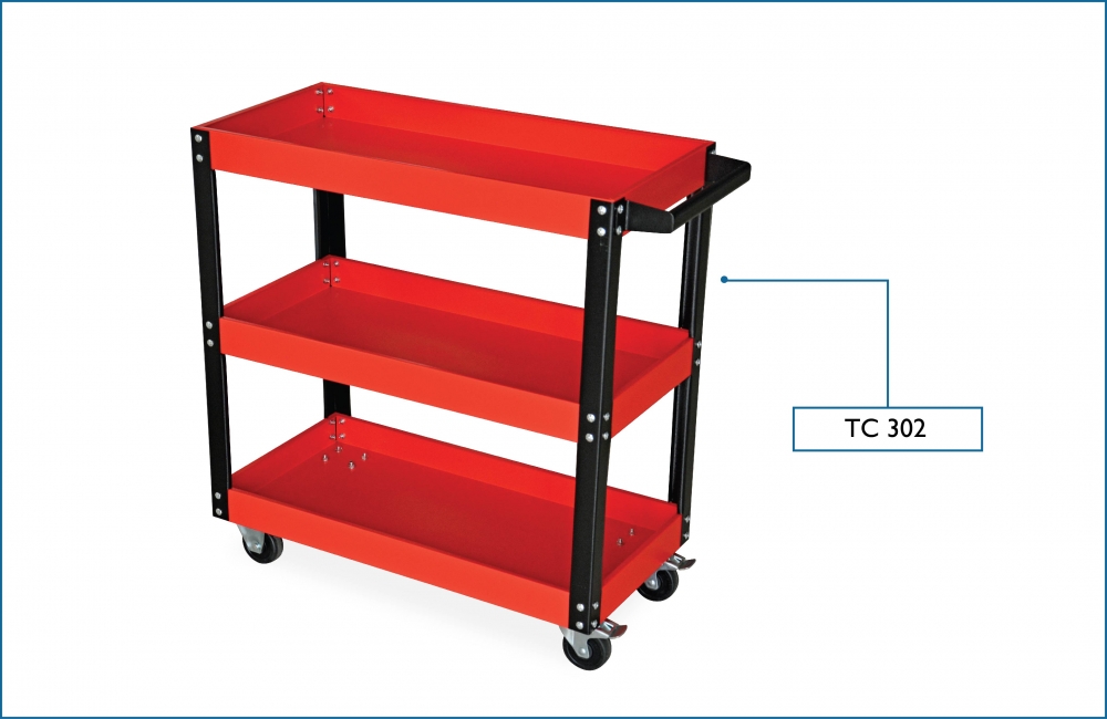 KOMADA 3-Tier Tool Cart