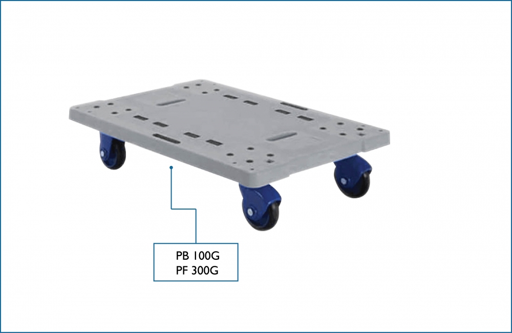 Prestar PVC Platform Trolley without Handle