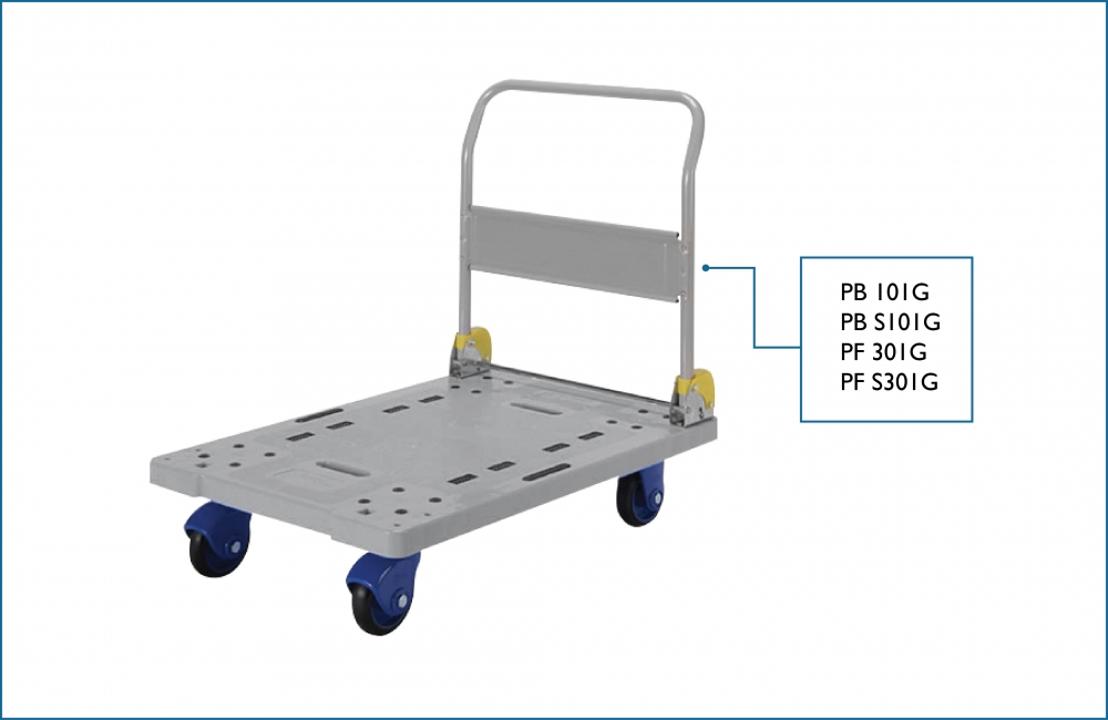 Prestar PVC Platform Trolley