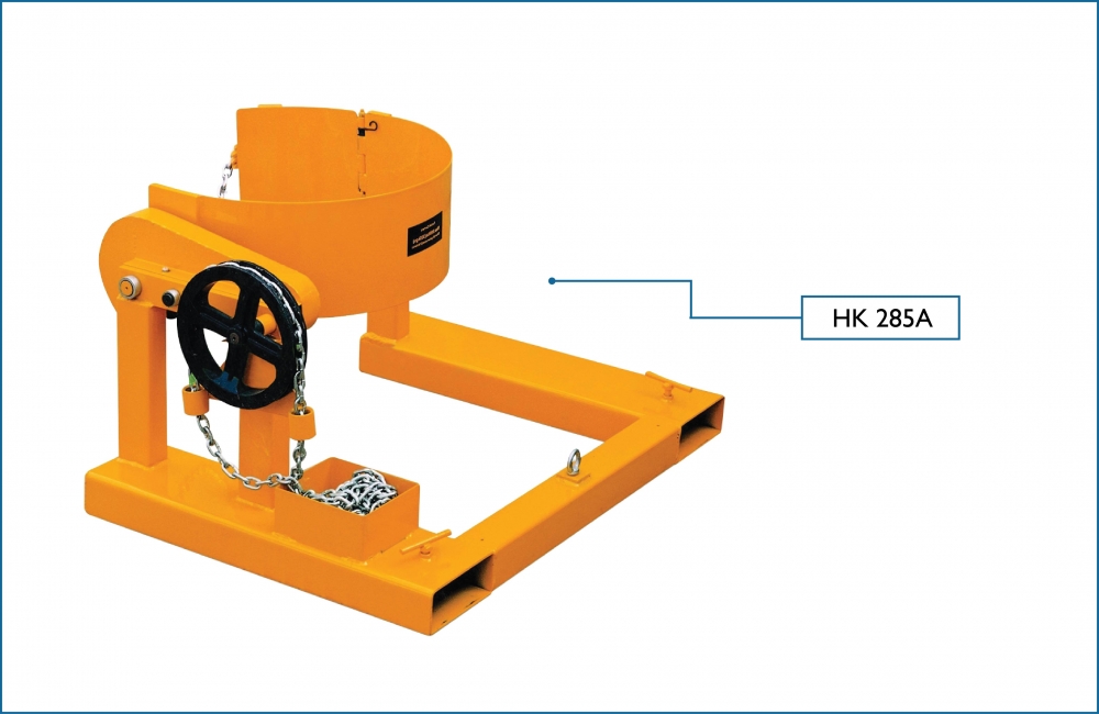 KOMTEC Forklift Drum Tipper