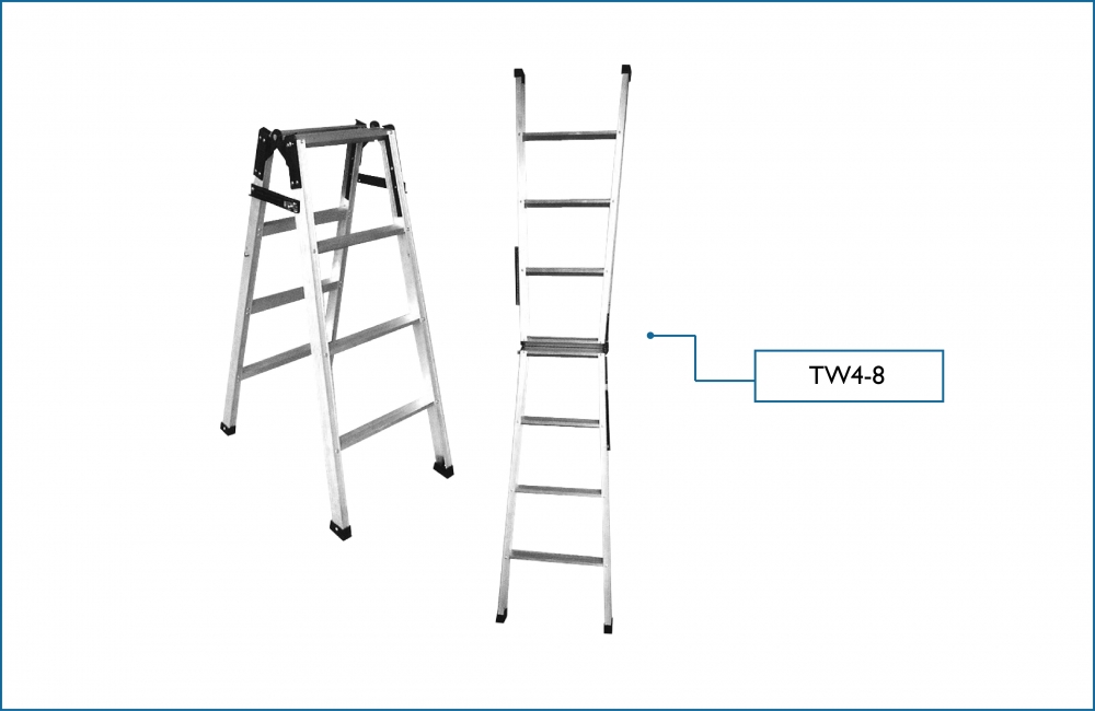 Shuter Man Aluminium 2 Way Ladder
