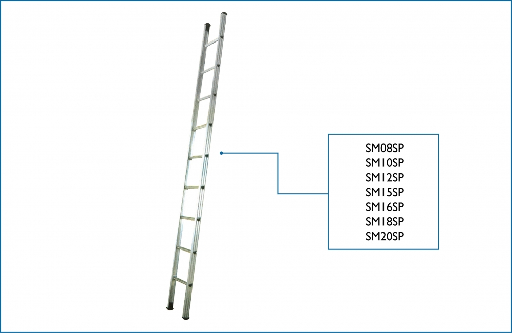Shuter Man Aluminium Single Pole Ladder