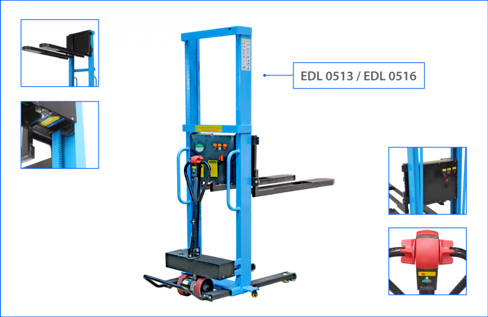 Fully Powered Self Lifting Stacker