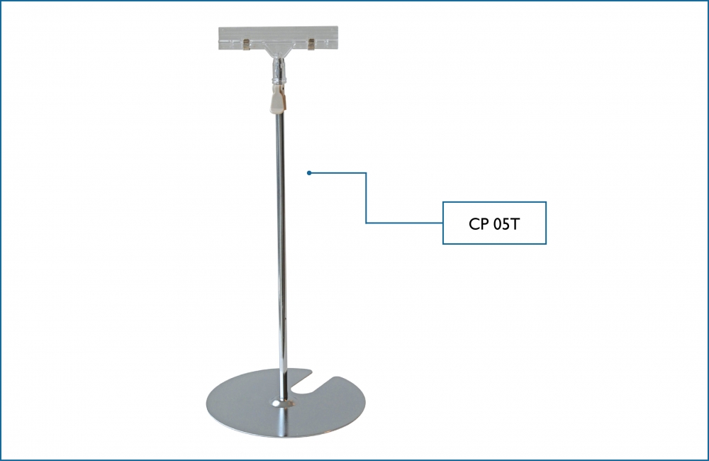 Table Metal Sign Card Display Clip Holder